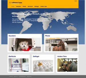 Lufthansa Cargo - Tierspedition Onlinesuche